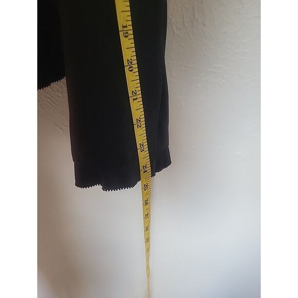 Vintage Albert Nipon Skirt Suit Women 10 Black Wool & Silk Lined Blazer Career - Picture 15 of 16